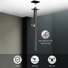 HarJue Ceiling Mounted Shower Arm, Rain Shower Square Extension Arm
