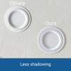 6 Inch Recessed Light Goof Rings, Beveled Design for Canless
