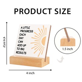 School Counselor Gifts, Counseling Office Must Haves Decor, Positive Psychology Affirmations Wood Sign With Wooden Stand, Mental Health Awareness Gifts for Counseling Therapy Office Students