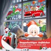 Pack of 194 Christmas Window Stickers, 10 Sheets Christmas Decoration