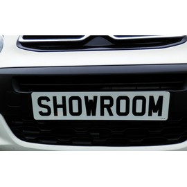 BITS4REASONS - SHOWROOM SHOW DISPLAY NUMBER PLATE SUCTION CUPS LOW PROFILE 35MM BOTH SIDES NO GLUE NO TAPES