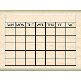 Stamps by Impression ST 0814 Calendar Rubber Stamp