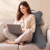 TranquilRelax Reading Pillow, Back Pillow with Pockets for Bed Sitting