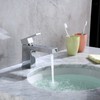Luxier BSH05-SC Single Hole Single-Handle Bathroom Faucet with drain in