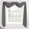 Megachest TAILORED VOILE WINDOW SCARF PELMET 26 color choices (dark