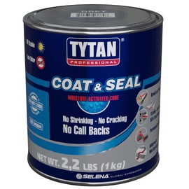 Coat & Seal Waterproof Sealant, Easy-to-Apply Paste, No Primer Required, Apply to Wet Surfaces, UV Resistant, No Cracking, Ideal for Gutters, Chimneys, Skylights, RVs, Roofs (1 qt)