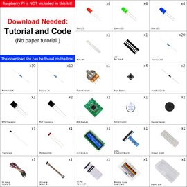 Freenove LCD 1602 Starter Kit for Raspberry Pi, Model 3B+ 3B 3A+ 2B 1B+ 1A+ Zero W, Python C Java, 28 Projects, 200+ Pages Detailed Tutorials