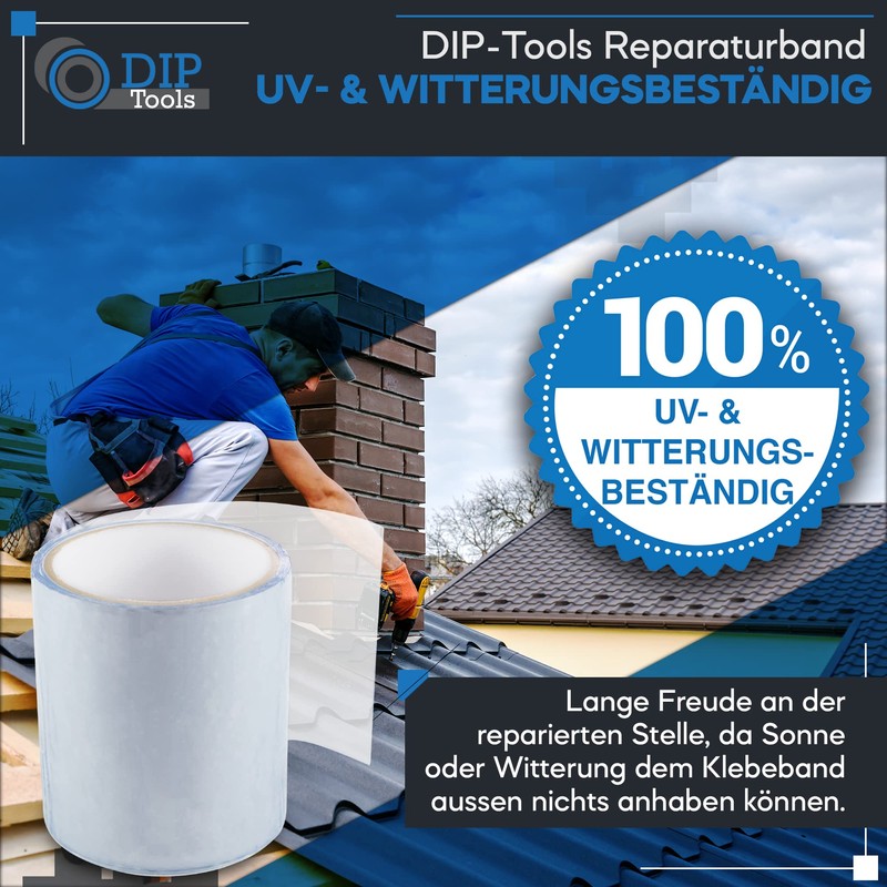 DIP Tools Innovative Waterproof Repair Tape for Pool, Home, Gutter