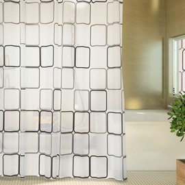 Square Shower Curtain Medium 2ea