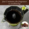 LAOION Stovetop Espresso Maker, 6Cup Moka Pot, Espresso Machine Compatible