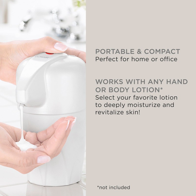 True Glow by Conair Lotion Warmer - Heated Lotion Dispenser