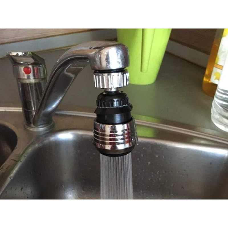Faucet Aerator, Universal and Adjustable, Kitchen Tap Extension with 2