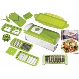 A&D Cortador Rallador Verdura Slicer  Dicer + Afilador Cuchillos