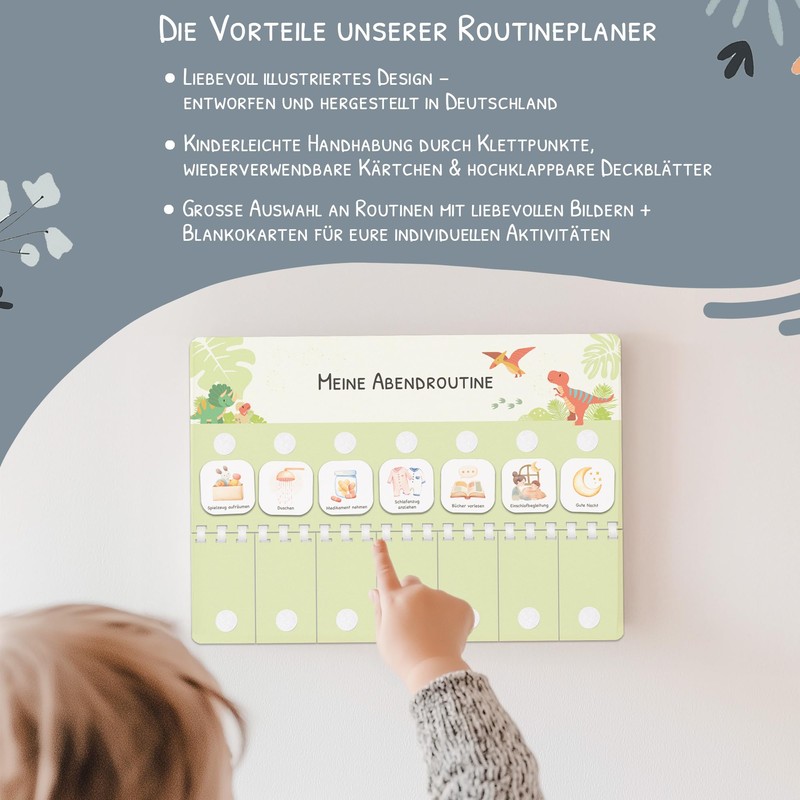 Children's Routine Planner for Morning Routine and Evening Routine -
