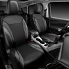 CAR PASS Premium Carbon Fiber Leather Car Seat Covers Full