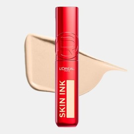 LOral Paris Infallible Skin Ink Base de Maquillaje y Corrector 2 en 1, Alta Cobertura y Acabado Natural, Larga Duracin Durante 48 H, Tono 20, 15 ml   