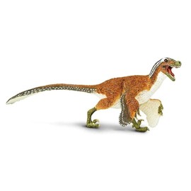 Safari Ltd. Feathered Velociraptor Model Figure - Hand-Painted 8.5" Dinosaur - Educational Toy for Boys, Girls & Kids Ages 3+