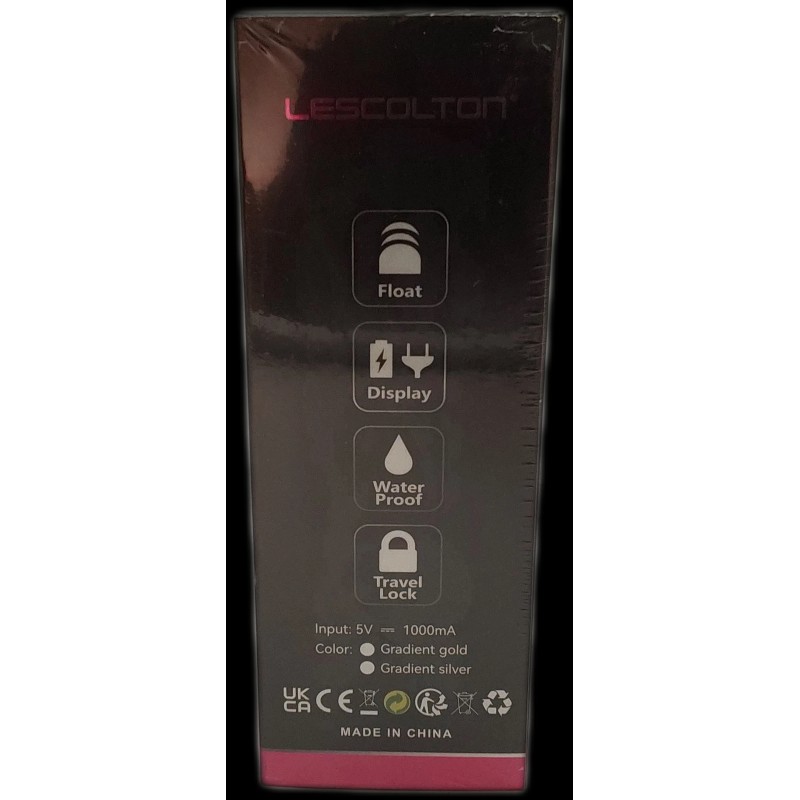 LESCOLTON LS-H1066 Professional Foil Electric Cordless Shaver Wet/Dry Black