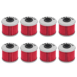 AHL 116 Oil Filter for Honda CRF250R CRF250 R 2004-2019 / CRF150R Expert 150 2007-2014 2016/ CRF450X CRF450 X 449 2012-2016 / TRX450R TRX450 R 2006-2009 2012 (Pack of 8)