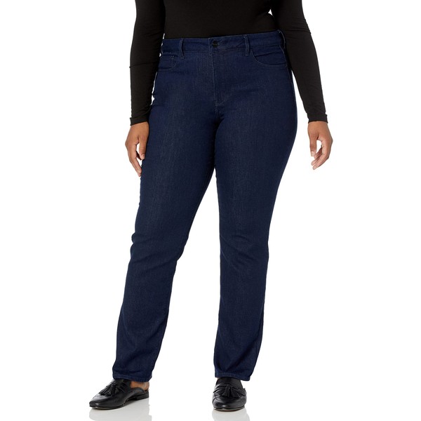NYDJ Women's Size Marilyn Straight Ankle Jeans | Slimming &