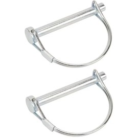 cyclingcolors 2 x folding pins, folding plug, galvanised, lawn mower, tractor, 12 mm x 75 mm