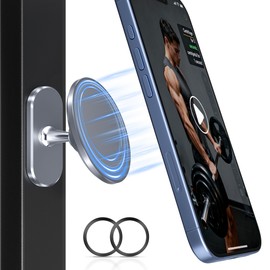 Itramax Magnetic Phone Holder for Gym,360° Dual-Sided N52 Magnet Mount