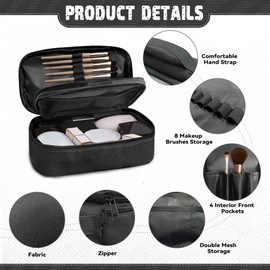 Tiasarato Portable Travel Cosmetic Bag for Women Dragonfly Makeup Bag Boho Mandala Makeup Travel Organizer,Travel Accessories