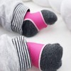 Sock Ons Baby Sock Holders 3 Pack Pink White and