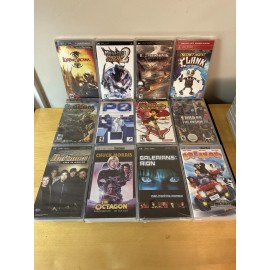 Sealed PSP Games And Umd Lot Of 12
