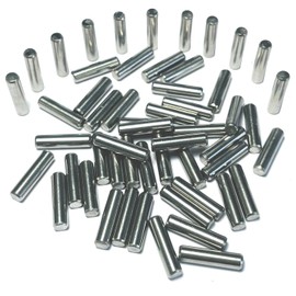 ZDingTech 50pcs 4mm x 14mm Dowel Pins Metal Dowel pins M4 4mm Shelf Pegs,Support Shelves,4mm x 14mm Metal Rod.304 Stainless Steel Wood Bunk Bed pegs