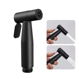 Matte Black Handheld Bidet Sprayer for Toilet, Baby Cloth Diaper Sprayer Bidet for Toilet, Stainless Steel Bathroom Hand Held Shattaf Shower Wall&Toilet Mount (1 Pieces Bidet Sprayer Head Only)
