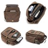 Man Small Canvas Crossbody Phone Purse Bag Mini Messenger Bag
