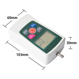 Beslands Digital Force Gauge AMF-500 500N Push-Pull Gauge Small Force Meter Accuracy ±1% One-Touch Unit Switching Peak Value Measurement Tensile/Compression Force Measurement