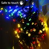 66FT Solar String Lights Outdoor Waterproof, 200LED Solar Christmas Lights