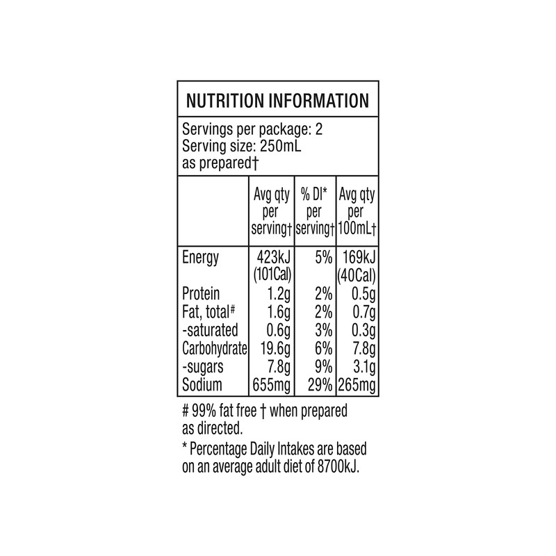 7 x Continental Cup A Soup Tasty Tomato, 2 serves