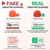 Creatine Monohydrate Gummies for Men & Women, 5g Creatine Per