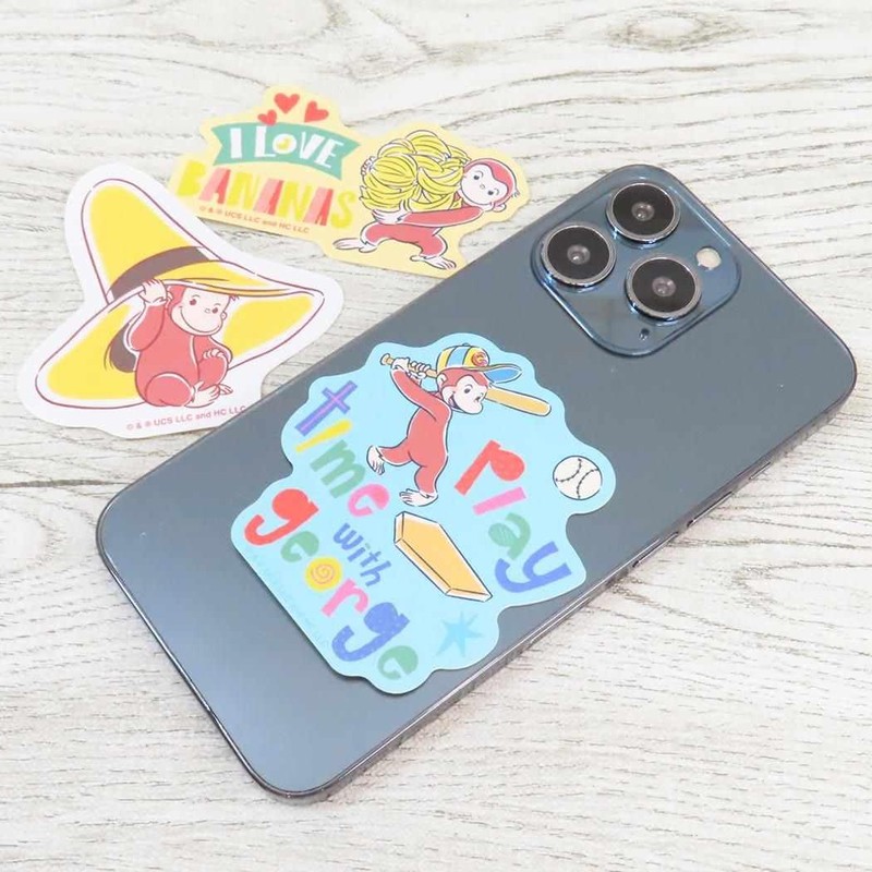 Curious George Sticker Set of 3 B Everyday Curious Vol3