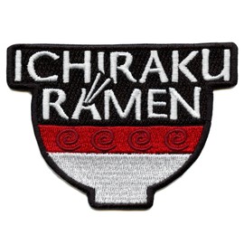 Anime Ichiraku Ramen Noodles Patch Bowl Embroidered Iron On