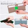 HANATORA PSA02 Genuine Leather Mini Wallet, Shrink Leather, Bifold, Trifold