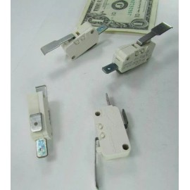 Cherry Lot 4 Cherry 15.1A Wide Stainless Lever Micro Switches NO Op 125VAC/250VAC .5 DC