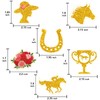 144PCS Kentucky Horse Derby Cupcake Toppers Decorations - Horse Racing