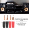 4Pcs Speaker Banana Plugs Pure Copper Male Speaker Wire Connector