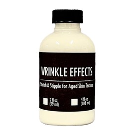 Wrinkle Effects Liquid 4 oz- Age Stipple Latex - Special Effects Makeup Instantly Creates Face Wrinkles and Realistic Old Age Skin Texture - Dries Clear - Theatrical Film Stage
