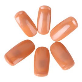 Mikinona 200pcs Artificial Nail Tips for Practice Training Durable False Nail Tips for Beginners at Home