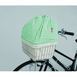 MARUTO D-7F Inner Type Front Basket Cover, Checked/Green