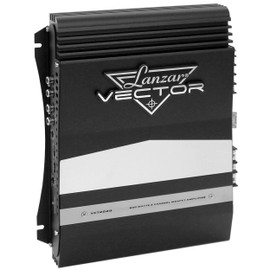 Lanzar Jovial 2 Channel Car Stereo Amplifier - 36W High Power 2-Channel Audio Sound Auto Small Speaker Amp Box w/MOSFET, Crossover, Bass Boost Control, RCA Input and Line Output