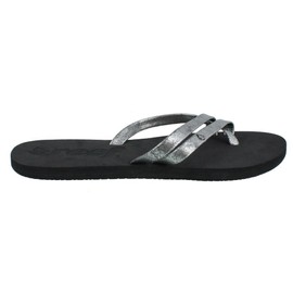 Reef Women's O'Contrare Sandal, Black/Silver, 6 M US