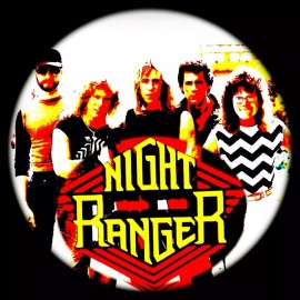 NIGHT RANGER DON’T LET UP TOUR SET BRACELET NECKLACE PIN