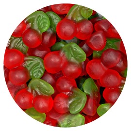 The Hampton Candy Company Gummy Cherries, 1lb Bulk Bag, Gummy Candy, Cherry Flavored Candy