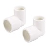 sourcing map PVC Pipe Fitting 90 Degree Elbow Schedule 40